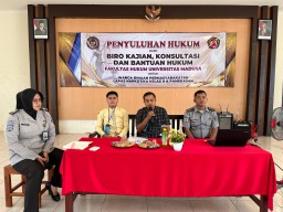 Wujudkan Kerja Sama Edukasi Hukum, Lapas Narkotika Pamekasan Gandeng BKKBH FH UNIRA Gelar Penyuluhan Hukum untuk WBP