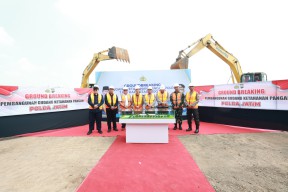 Polda Jatim Bangun Gudang Ketahanan Pangan Polri Kapasitas 1000 Ton di Mojokerto