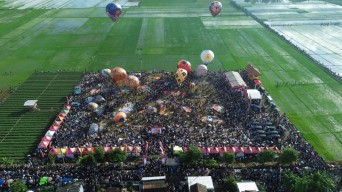 Bupati Apresiasi Bhayangkara Balloon Festival 2025, Terobosan Strategis Kapolres Tulungagung