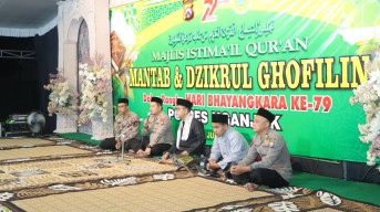 Polres Nganjuk Gelar Semaan Al-Qur’an dan Dzikrul Ghofilin Peringati Hari Bhayangkara ke-79