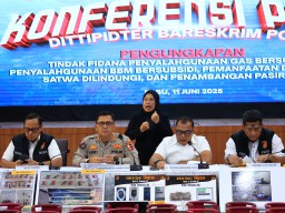 Bareskrim Gagalkan Penjualan Sisik Trenggiling 