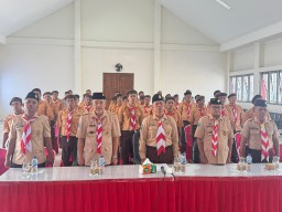 Perkuat Pembinaan dan Kemandirian Warga Binaan, Lapas Narkotika Pamekasan Ikuti Perkemahan Satya Dharma Bhakti