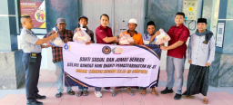 Bantuan Tali kasih, Rutan Sampang Salurkan Bansos bagi Masyarakat sekitar