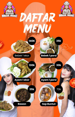 Tenar di Dunia Disc jockey Tessa Morena Mencoba Bisnis Kuliner Bebek Mbak More
