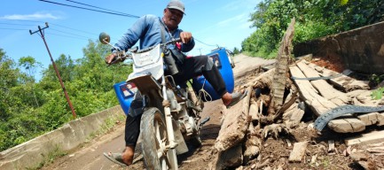 Ribuan Ton DT Angkut Buah Sawit Milik Anggota Dewan H,S Hancurkan Jalan Dan Jembatan milik Kabupaten, Masbangun