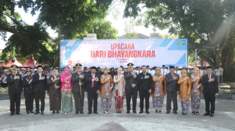 Peringati Hari Bhayangkara ke-79, Polres Nganjuk Tegaskan Komitmen "Polri untuk Masyarakat"