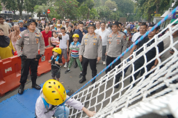 Polisi Hadir untuk Anak Negeri: Outbound Ceria Polrestabes Surabaya Warnai Hari Bhayangkara ke-79