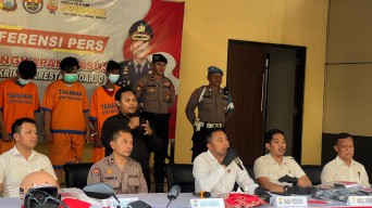 Polisi Amankan Tujuh Pelaku Pengeroyokan di Depan Pabrik Gula Candi Sidoarjo