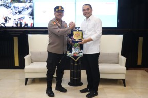 Walikota Eri Cahyadi dan Kapolres Pelabuhan Tanjungperak Kolaborasi Ciptakan Kota Surabaya Aman