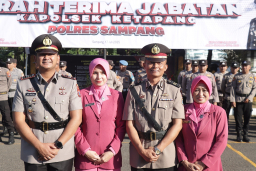 Iptu Muhammad Ari Nuzul Aulia Resmi Jabat Kapolsek Ketapang Polres Sampang