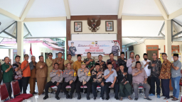 Kapolres Nganjuk Dorong Forkopimcam untuk ikut antisipasi Kerawanan Wilayah 