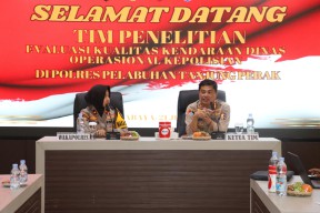 Tingkatkan Kualitas Layanan, Puslitbang Polri Evaluasi Kendaraan Dinas di Polres Pelabuhan Tanjung Perak