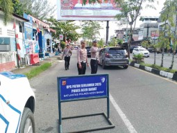 Hari Ke- 8 Operasi Patuh Seulawah 2025, Satlantas Polres Aceh Barat Tilang 28 Pengendara