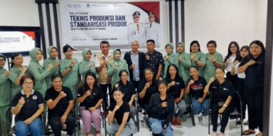 Disperindag Manado Gelar Pelatihan Produksi dan Standarisasi Produk bagi IKM dan Persit Kodim 1309