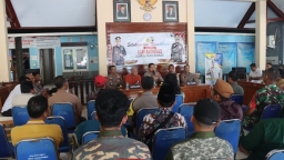 Kapolres Nganjuk Tegaskan Pentingnya Peran Warga dalam Menjaga Kamtibmas di Kecamatan Sawahan
