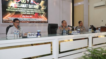 Polres Nganjuk Jadi Tuan Rumah Supervisi dan Sosialisasi TPPO Bersama Karo Dal Ops Polri 