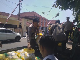 Polisi Gelar Gerakan Pangan Murah di Kota Probolinggo Dukung Stabilitas Harga Beras