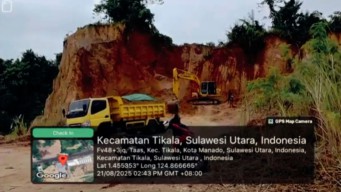 Tambang Galian C Ilegal di Tikala Masih Beroperasi, Warga Pertanyakan Peran Aparat