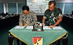 Kodam XIII/Merdeka dan BWS Sulawesi II Gorontalo Teken PKS Peningkatan Irigasi untuk Dukung Ketahanan Pangan
