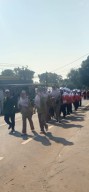Jalan Santai Meriah Semarak HUT RI ke-80 di Kecamatan Cibaliung