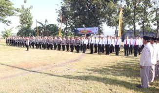 Polres Nganjuk Gelar Upacara Hari Juang Polri di Monumen Perjuangan Ngadiboyo