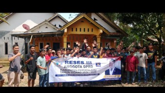 Reses Anggota DPRD Pandeglang dari Fraksi Partai NasDem, Wawan Sugiawan, S.Ag di Desa Mendung Disambut Antusias Warga