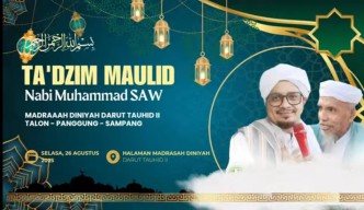 Madrasah Diniyah Darut Tauhid II Gelar Maulid Nabi dan Pengajian di Desa Panggung