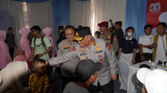 Wakapolri Tinjau Pembangunan SMA Kemala Taruna Bhayangkara dan Gelar Bakti Sosial Serta Bakti Kesehatan di Bogor