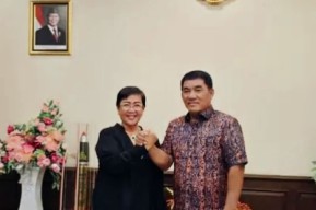 Gubernur Yulius dan Wagub Victor Terima Conny Rumondor, Bahas Sinergi Strategis Bangun Sulut