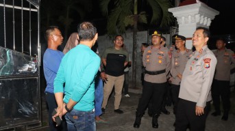Kapolres Nganjuk Pimpin Patroli Malam, Pastikan Keamanan Obyek Vital