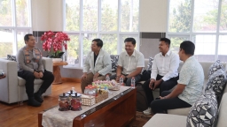 BEM PTNU Jatim Silaturahmi dengan Kapolres Nganjuk, Bahas Sikap Bijak Hadapi Situasi Terkini 