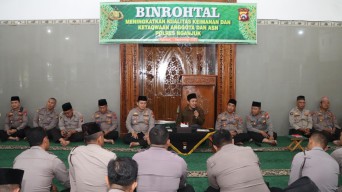 Maknai Al-Fatihah, Polres Nganjuk Tekankan Keikhlasan dalam Melayani Masyarakat