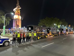 Sinergi TNI-Polri dan Satpol PP, Patroli Bersama Jogo Sidoarjo