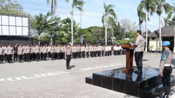 Jaga Soliditas, Kapolres Nganjuk Tekankan Integritas dan Kinerja Tanpa Pelanggaran