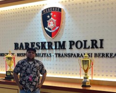 Askino Sada Ketua DPD Solmet Manokwari Papua Barat Mendatangi Mabes Polri, Simak Ternyata Ini Penyebabnya