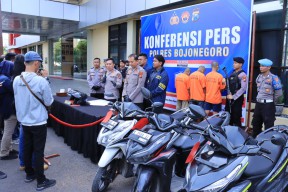 Polres Bojonegoro Berhasil Ungkap Sindikat Curanmor, Lima Tersangka Diamankan