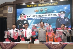 Selamatkan Generasi Muda, Polres Magetan Amankan 11 Tersangka Narkoba dalam Operasi Tumpas Semeru 2025
