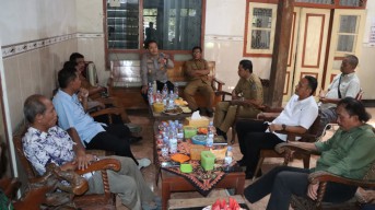 dengan Kades se-Kecamatan Prambon untuk Perkuat Harkamtibmas dan Program Desa Tangguh Pangan