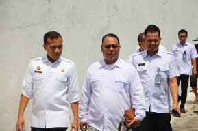 Tinjau Area Brandgang, Lapas Kelas I Madiun Jajaki Kerja Sama dengan Pelaku Usaha Peternakan Sapi