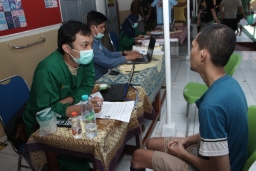 Hari Terakhir Pemeriksaan TBC, Lapas Kelas I Madiun Pastikan Seluruh Warga Binaan Jalani Skrining Kesehatan