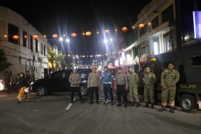 Polres Pelabuhan Tanjung Perak Gelar Patroli Stasioner Cipta Kondisi, Pastikan Surabaya Utara Aman