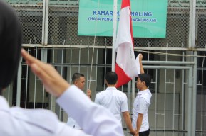 Lapas Kelas IIA Sidoarjo Gelar Upacara Peringatan Hari Pahlawan 2025