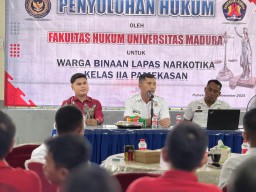 Lapas Narkotika Pamekasan Gelar Penyuluhan Hukum Bahas Paradigma Pemidanaan dalam KUHP Baru