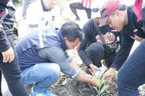 Kecamatan Tulangan dan DLHK Sidoarjo Tanam 8.000 Bibit Tanaman untuk Jaga Kelestarian Lingkungan