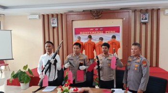 “Aksi Cepat Polres Mitra: Empat Pelaku Kekerasan Bersenjata Dibekuk, Senjata Api Rakitan Disita”