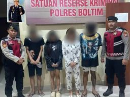 Kinerja Gemilang Polres Boltim: Empat Pelaku Prostitusi Online Terjaring, Kapolres AKBP Golfried Pakpahan Tuai Apresiasi