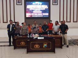 Kasus Pencurian Kabel PJU dan Telkom Terungkap, Satreskrim Polrestabes Surabaya Tangkap Para Pelaku 