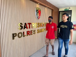 Satreskrim Polres Sampang Amankan Pelaku Curat Gudang Material