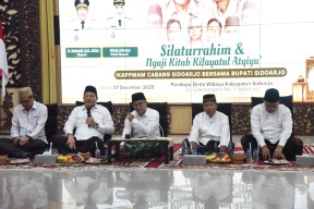 Bupati Sidoarjo Jalin Silaturrahim dan Ngaji Kitab Bersama IKAPPMAM Cabang Sidoarjo