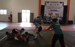 Pelajar Sidoarjo Ramaikan Kejurkab Kabaddi Sidoarjo 2025